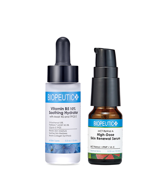 Vitamin B5 10% Soothing Hydrator & MCT Retinol A Hight -Dose Skin Renewal Serum 